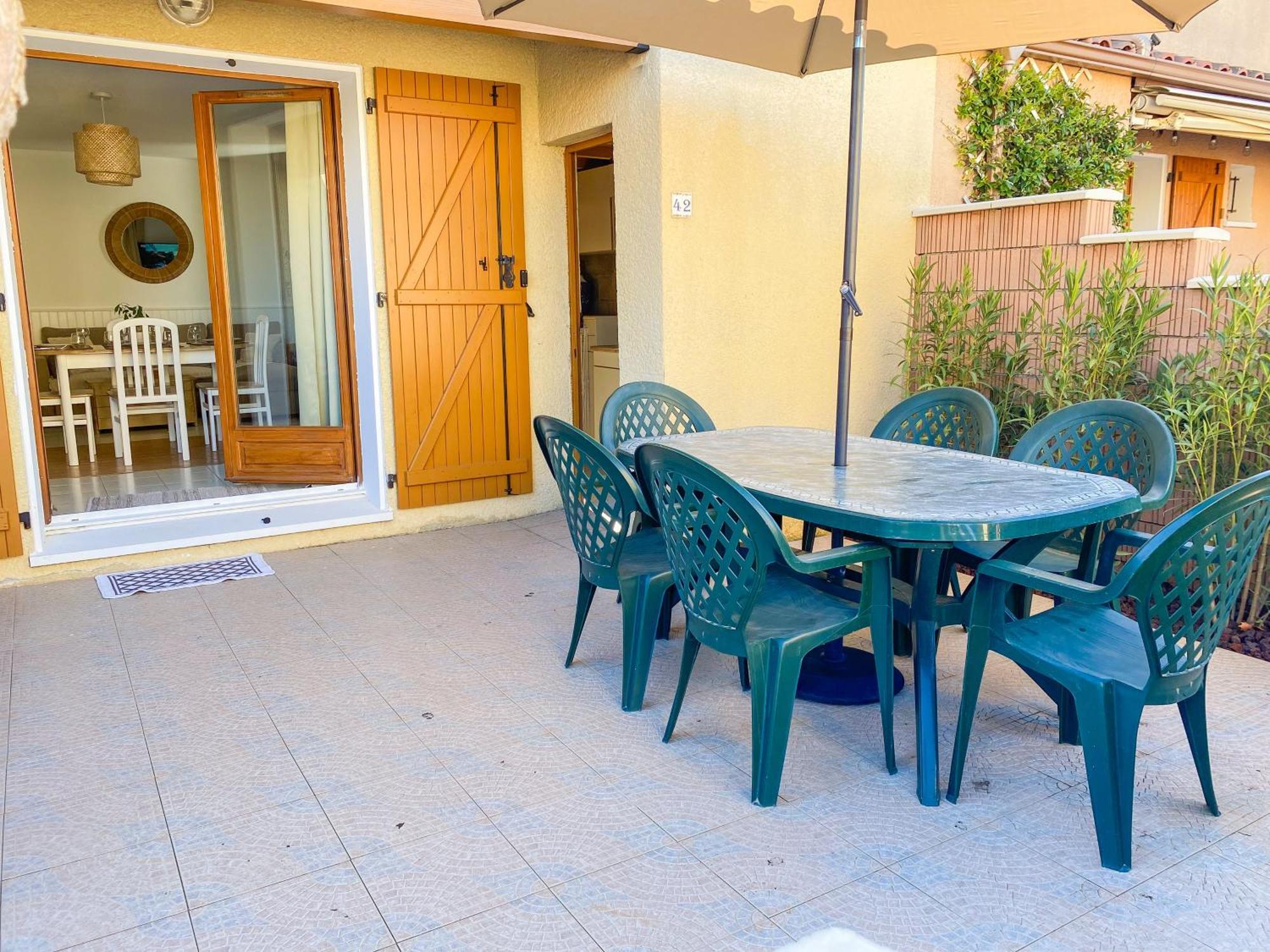 Dydy Haven - Maison De Vacances A Vias Plage, Piscine, Mer Et Climatisation Kültér fotó